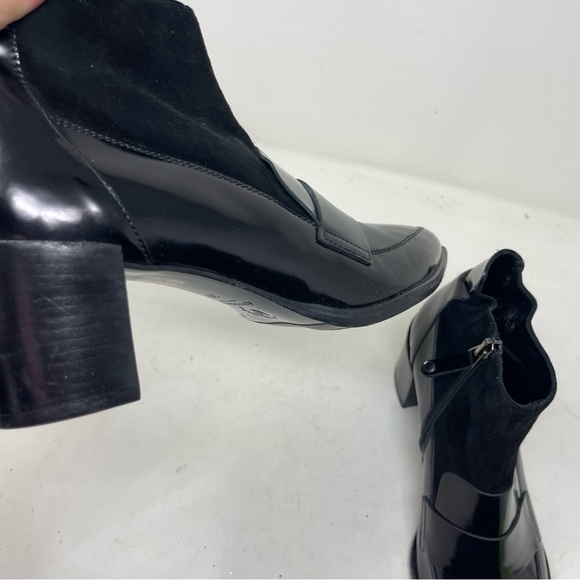 Autograf New York Sock boots in black leather & suede sz 39 US 9 - Picture 5 of 9